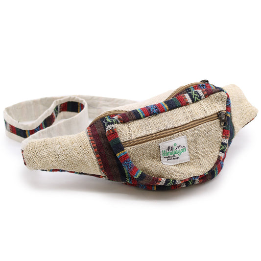 Hemp & Cotton Natural Bum Bag (assorted)