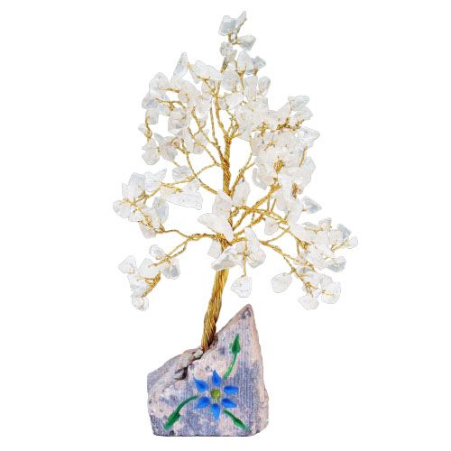 Clear Quartz Crystal Tree - 160 gemstones