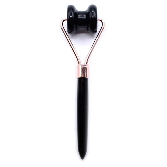 Black Obsidian Crystal Jawline Roller