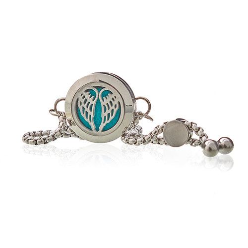 Angel Wings Aromatherapy Jewellery Chain Bracelet 20mm