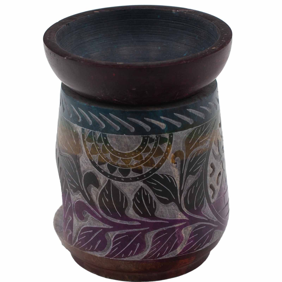 Large Soapstone Oil Burner - Elephant - Five Colours