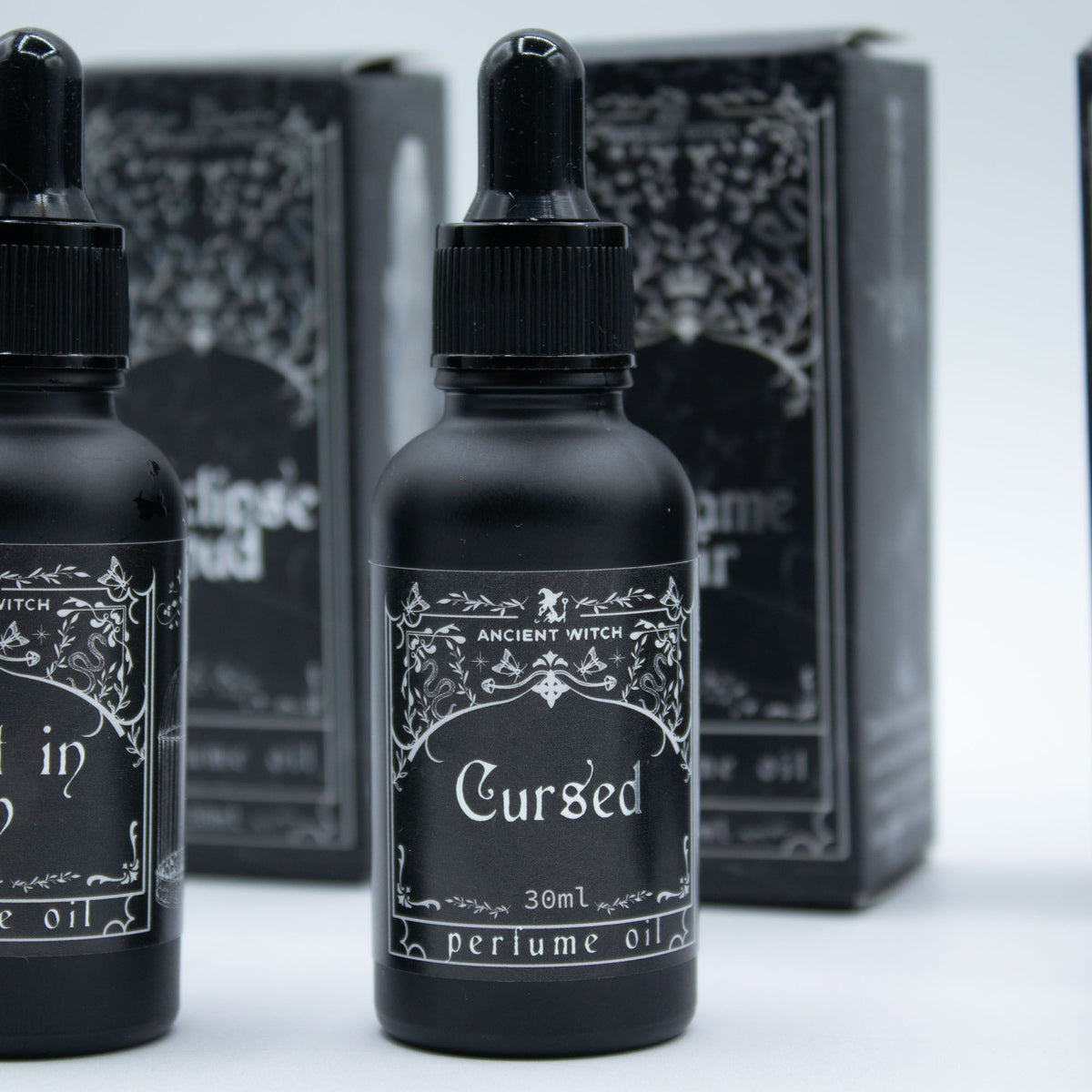 Cursed 30ml perfume oil close up