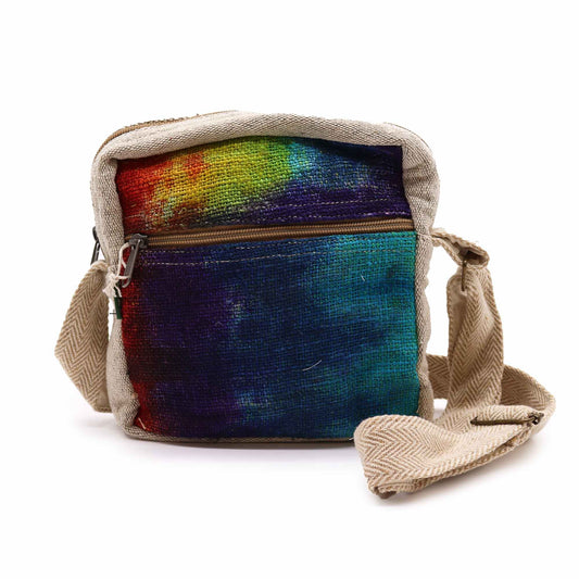 Tie-dye Hemp Crossbody Bag