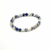 Sodalite Crystal Bead Bracelet