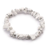 White Jasper Crystal Chip Bracelet
