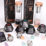 Raw Crystal Rainbow Moonstone Tea Strainer