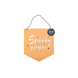 Orange Spooky Season Hanging Sign