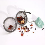 Raw Crystal Rainbow Moonstone Tea Strainer