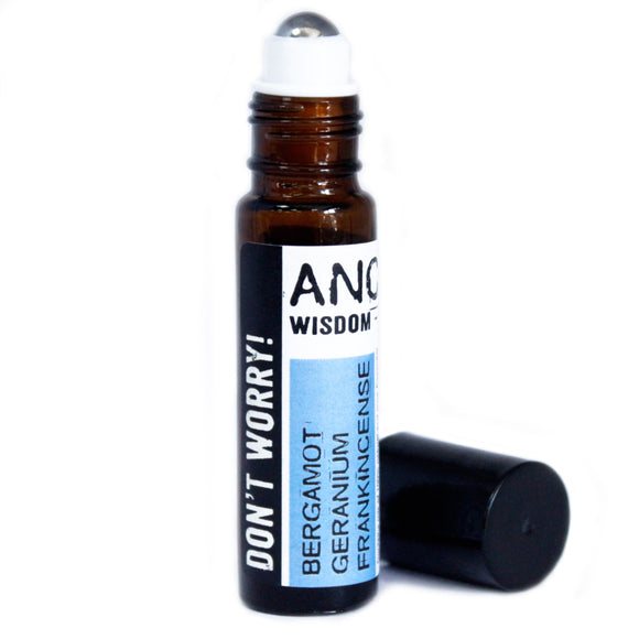 Don't Worry! Essential Oil Roll-On (Bergamot, Geranium, Frankincense)