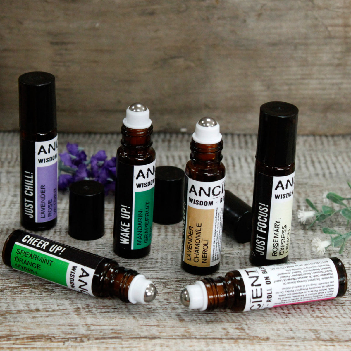 Wake Up! Essential Oil Roll-On (Mandarin, Grapefruit, Lime)