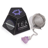 Raw Crystal Amethyst Tea Strainer