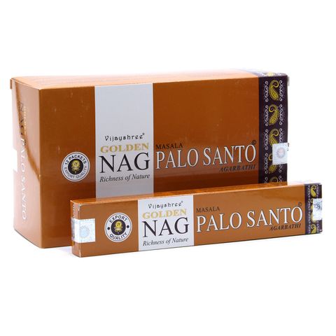 Vijayshree Golden Nag Palo Santo incense sticks 15g box