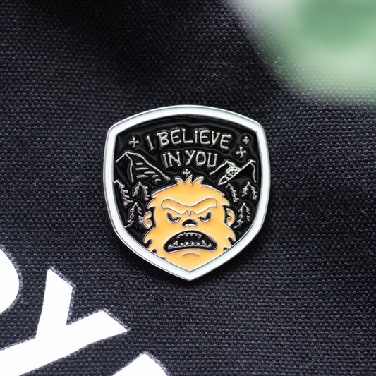 Bigfoot enamel pin badge