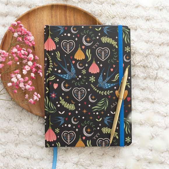 Midnight Bloom A5 Notebook