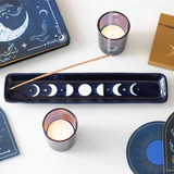 Blue Moon Phase Incense Stick Holder