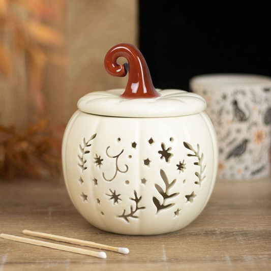 Cream Folk Pumpkin Oil Burner