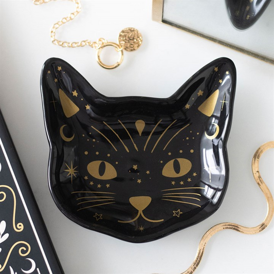 Magick Black Cat Trinket Dish