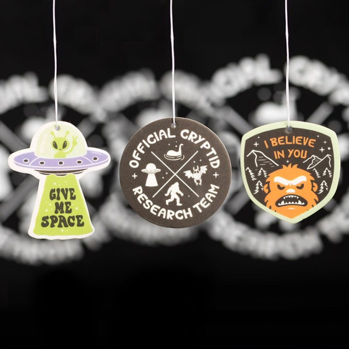 Set of 6 Camp Cryptid Air Fresheners