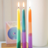 Dipped Aura Energy Taper Candle Set