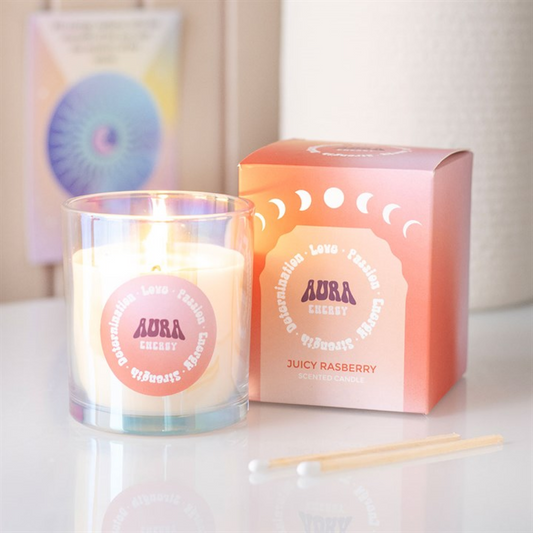 Aura Energy Raspberry Candle