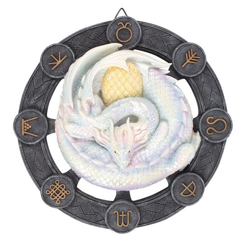 Ostara Dragon Wall Plaque by Anne Stokes