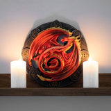 Beltane Dragon Wall Plaque by Anne Stokes