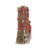 Smudge Stick with Rosemary, Sage and Red Jasper