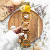 Smudge Stick with Rosemary, Palo Santo and Quartz