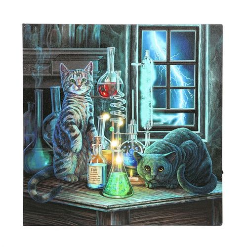 Jekyll & Hyde Light Up Canvas by Lisa Parker