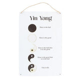 Yin Yang Metal Sign