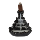 4-Tier Ripple Backflow Incense Cone Burner