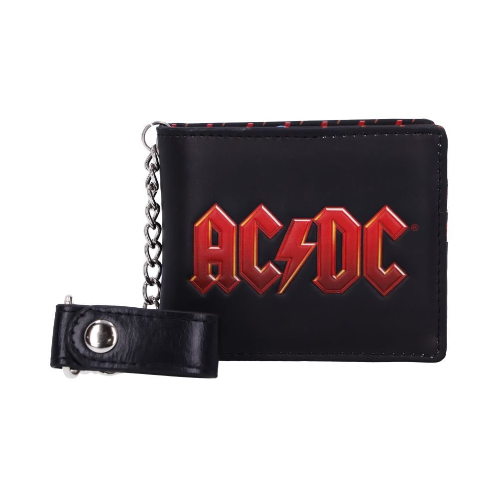 AC/DC Lightning Logo Chained Wallet