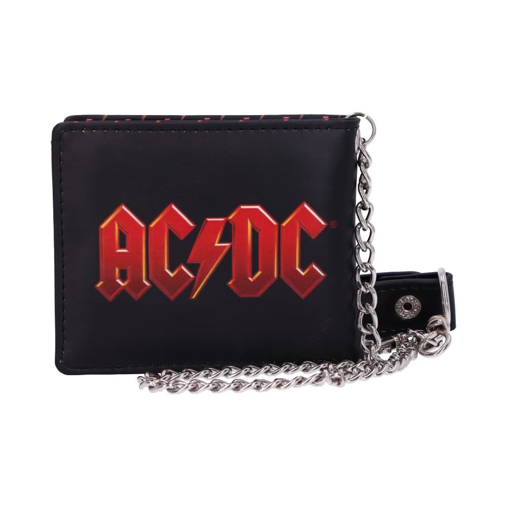 AC/DC Lightning Logo Chained Wallet