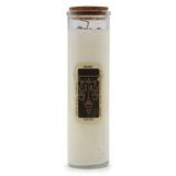 Balance Spell Candle with Black Agate & White Jasper