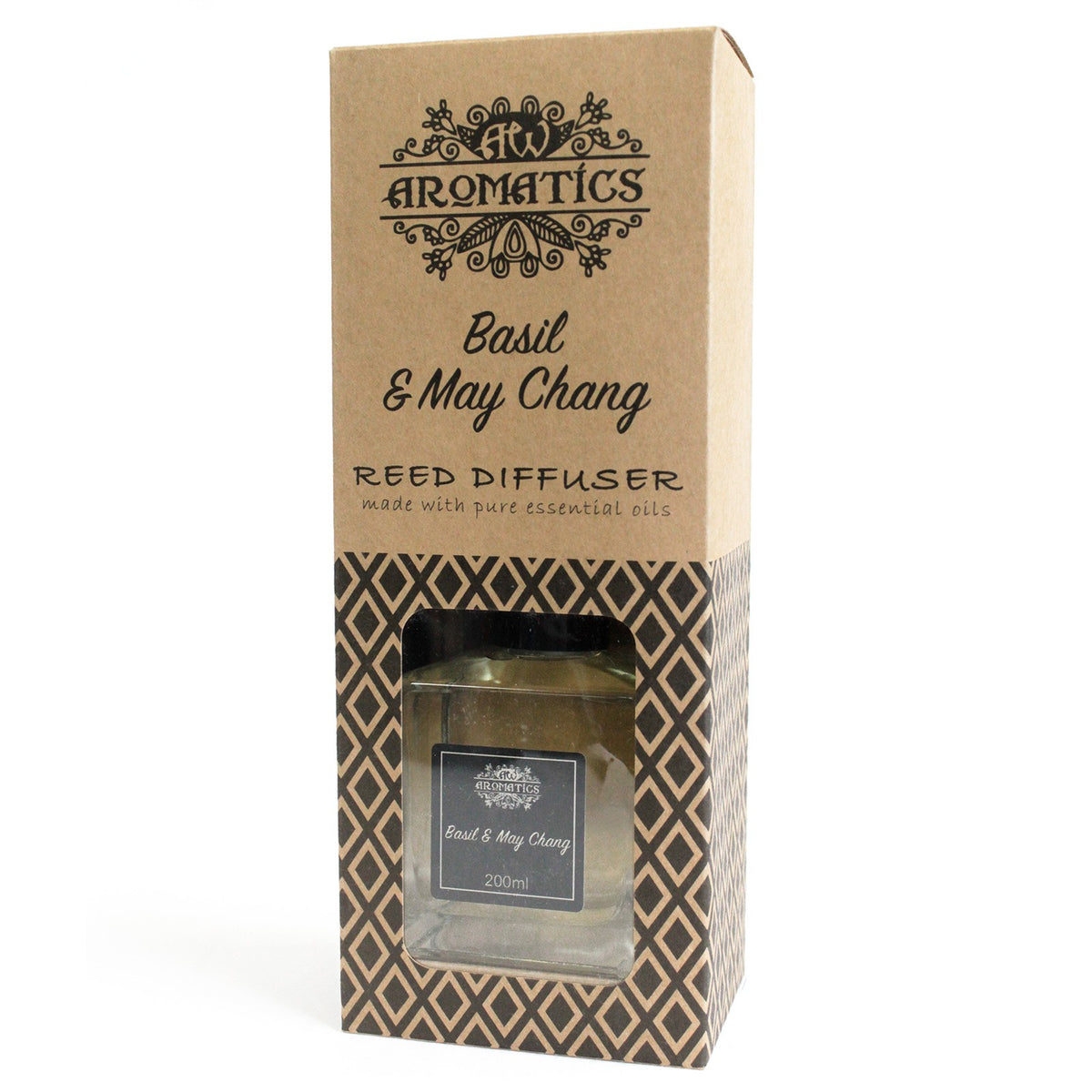 Basil & Maychang Essential Oil 200ml Reed Diffuser