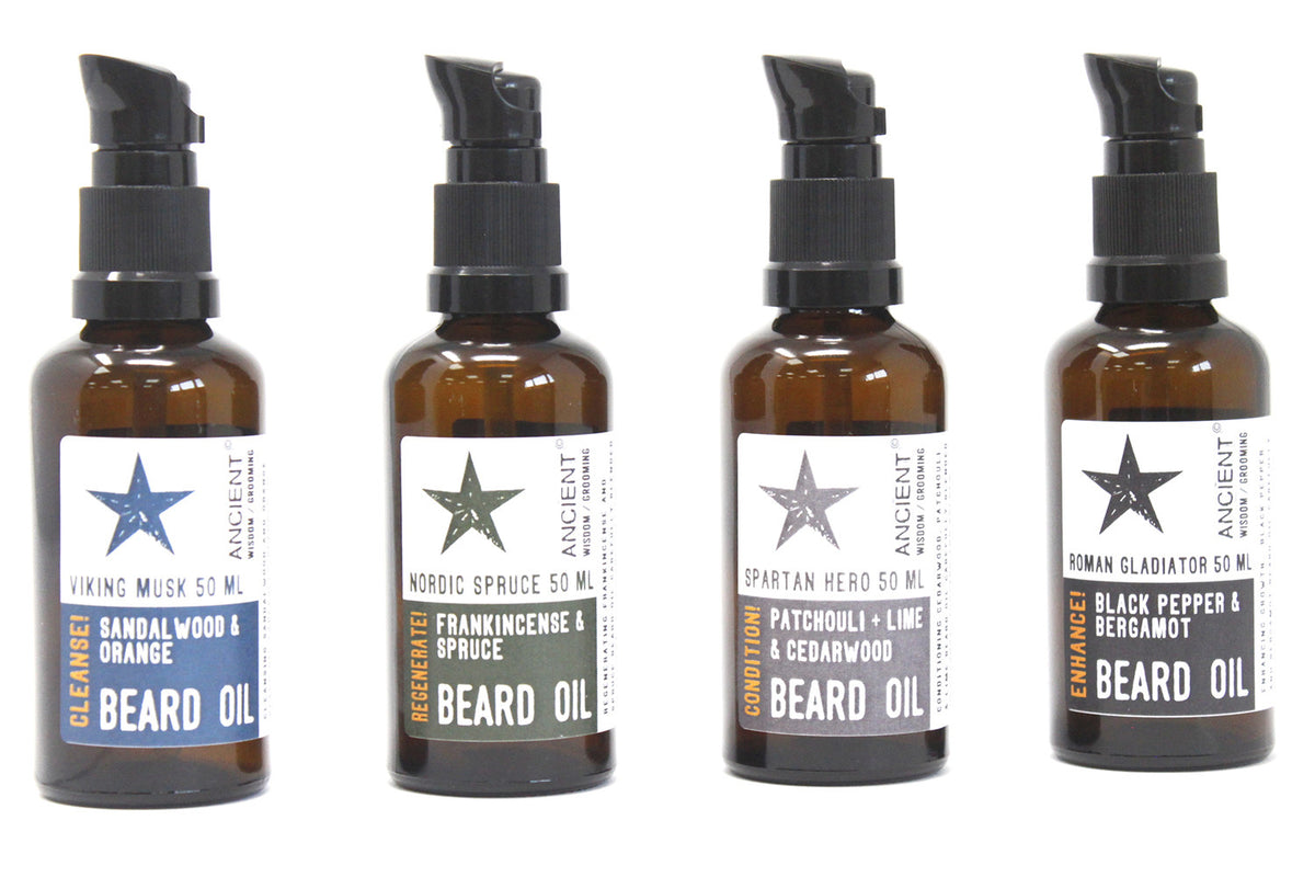 Essential oil beard oil