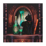 Black Cat & Absinthe Light Up Canvas Picture