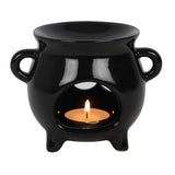 Witch's Cauldron Triple Moon Wax Oil Burner