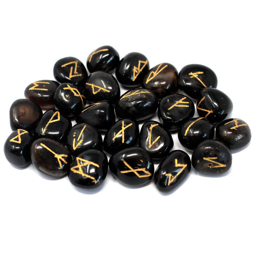 Black Onyx Rune Stones
