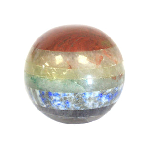 Bonded Chakra Gemstone Sphere