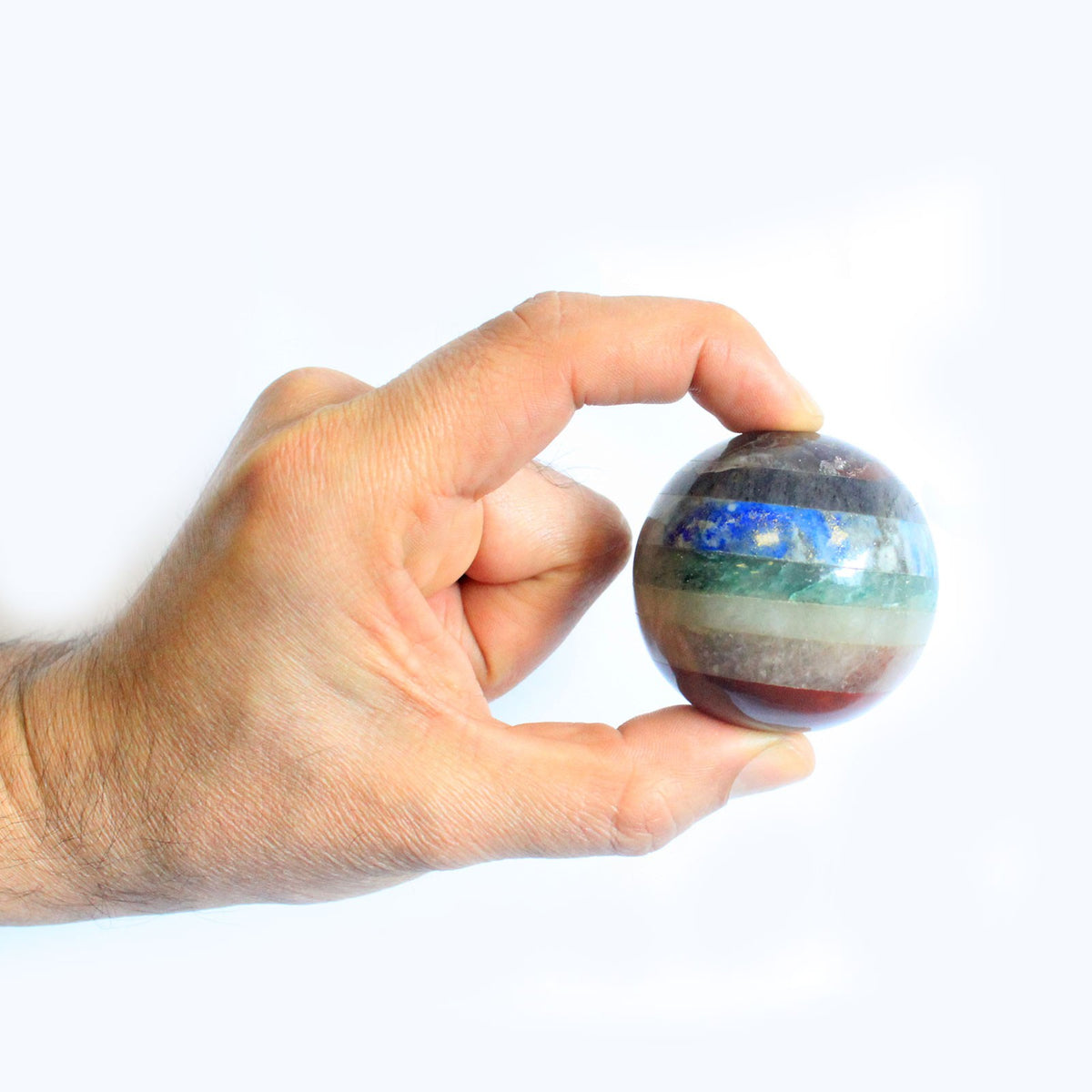 Bonded Chakra Gemstone Sphere