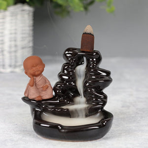 Buddha Waterfall Backflow Incense Cone Burner