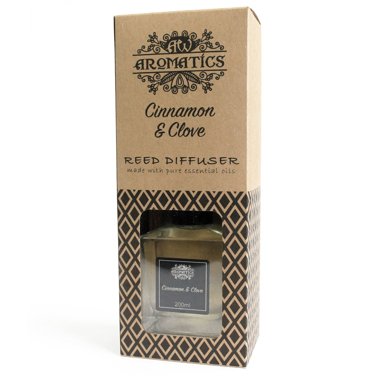 Cinnamon & Clove Essential Oil 200ml Reed Diffuser