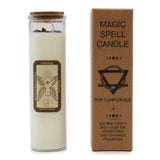 Confidence Spell Candle with Tiger's Eye