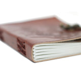 leather dragon  notebook with clasp