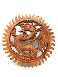 Dragon Wall Wood Carving