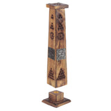elephant wooden incense stick holder