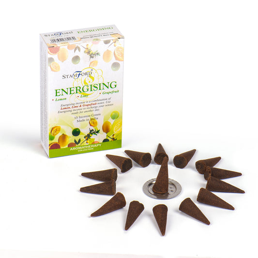 Energising Stamford Incense Cones (Lemon, Lime, Grapefruit)