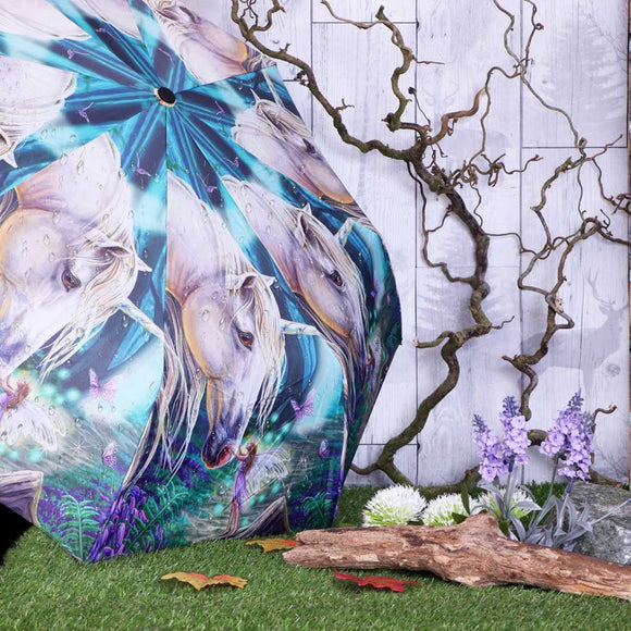 Fairy Whispers Unicorn Umbrella by Lisa Parker