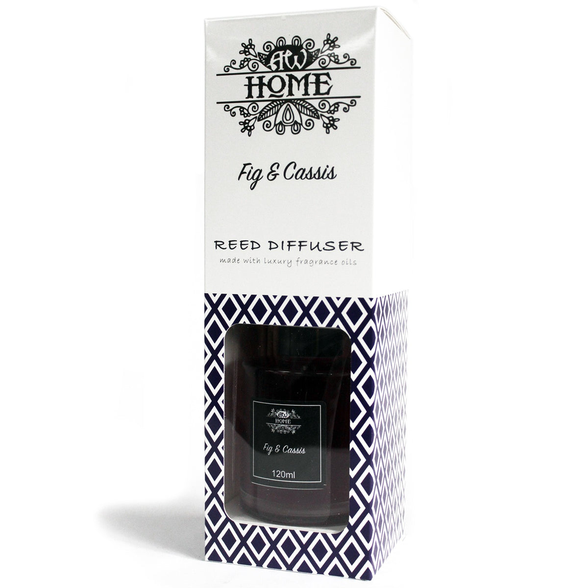 Fig & Cassis Essential Oil 120ml Reed Diffuser